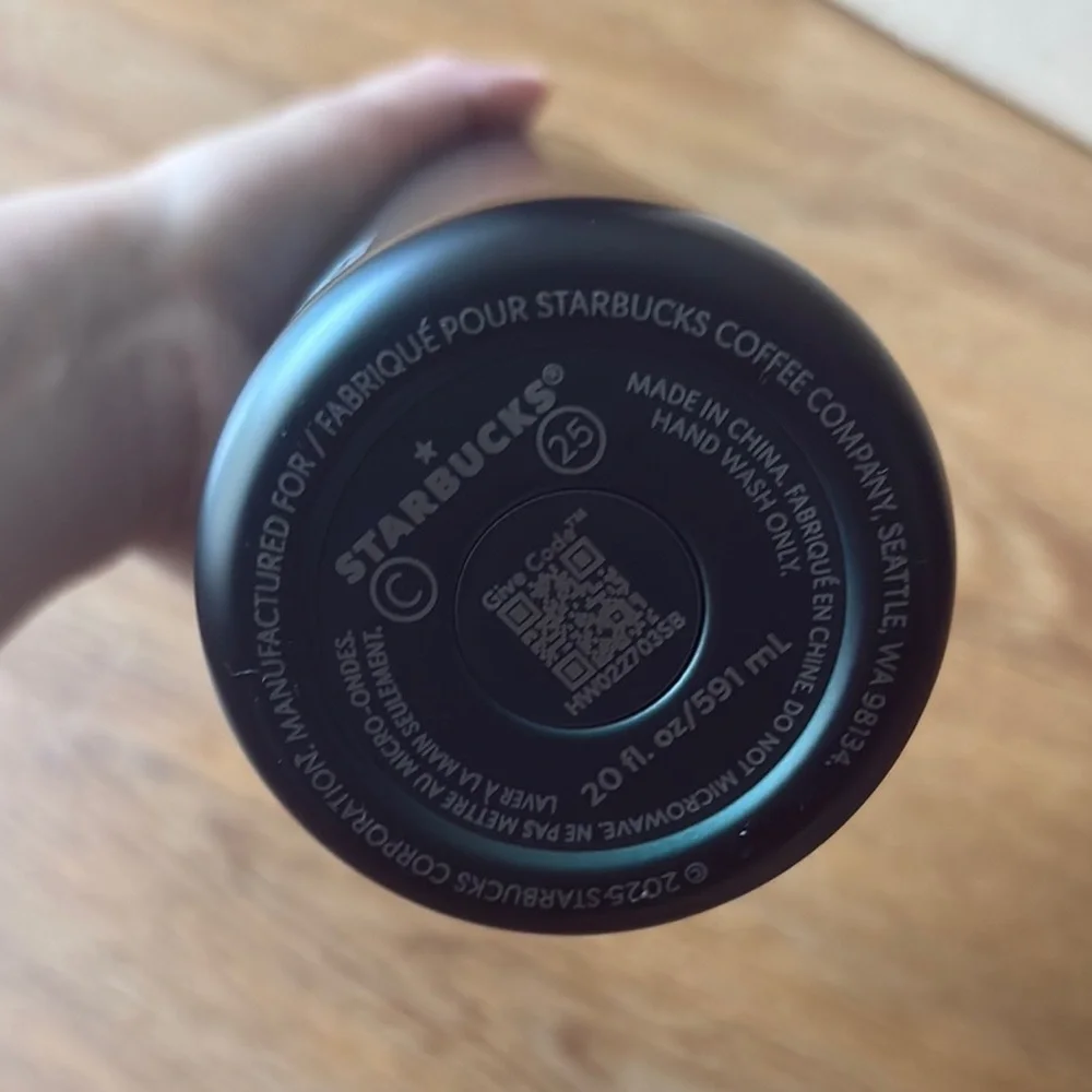 Starbucks X Miir Collab Hot or Cold Tumbler 20oz
